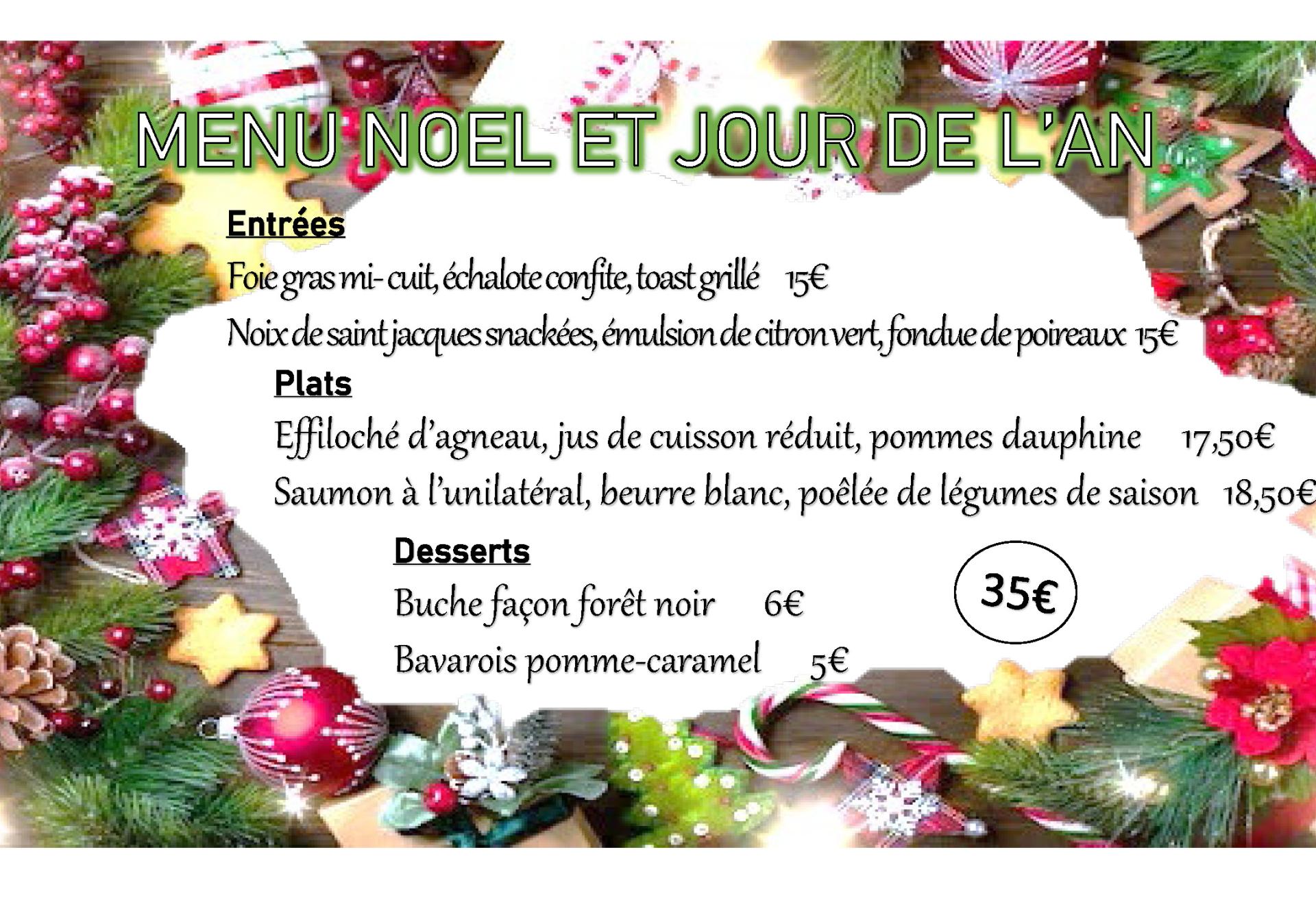 Menu noel 35 nouveau