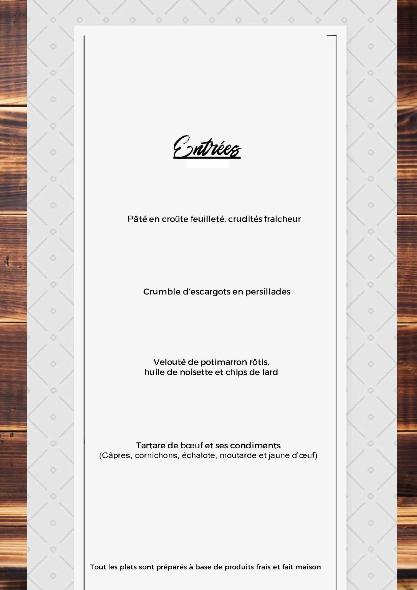 Menus page 6