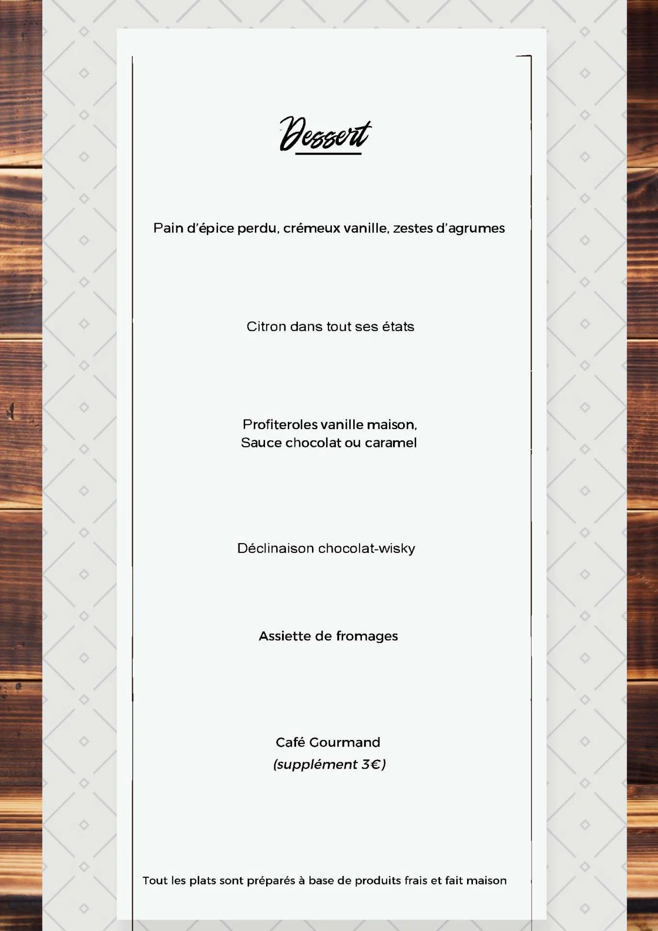 Menus page 8